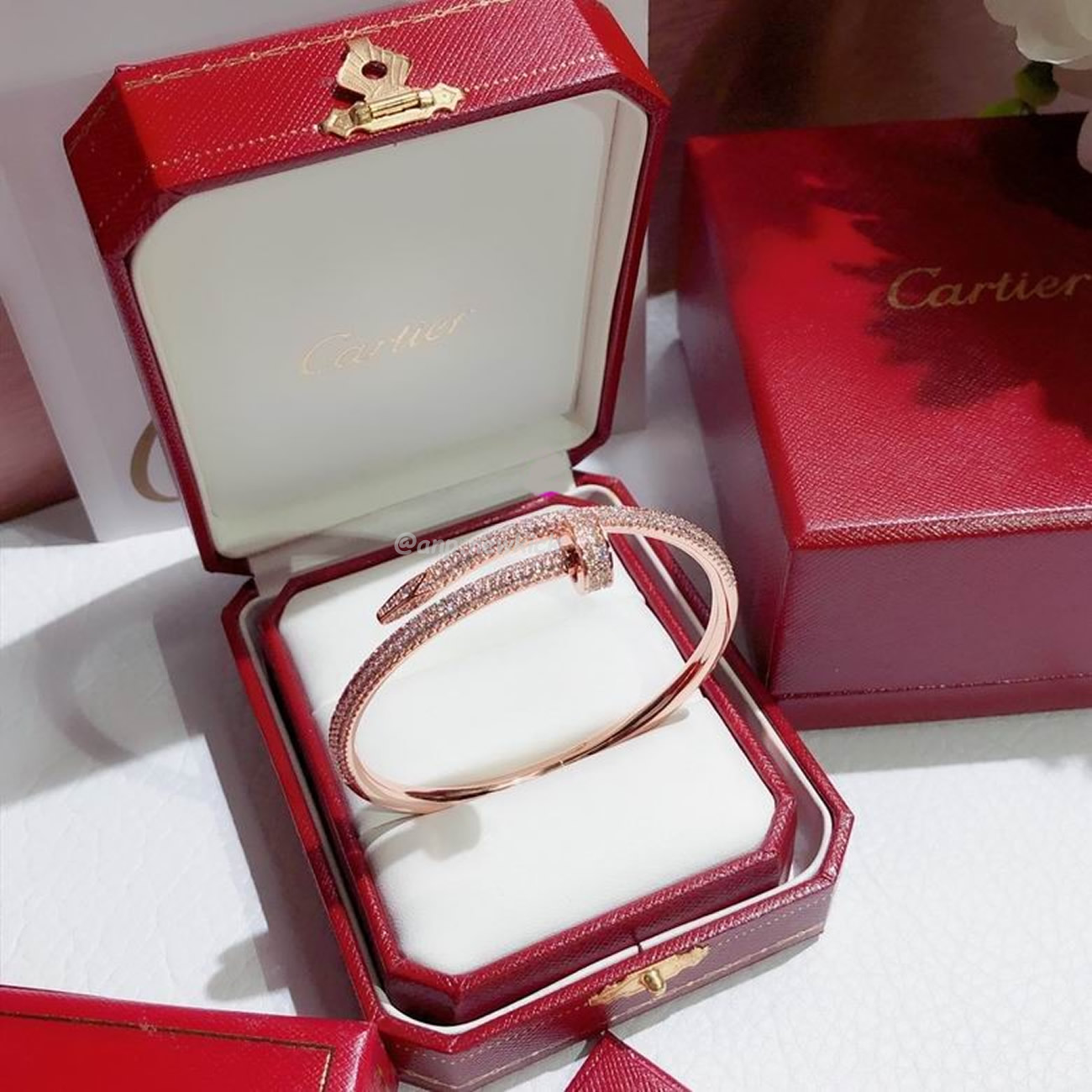 Cartier Bracelet Juste Un Clou Bracelet 18k Rose Gold (3) - newkick.vip